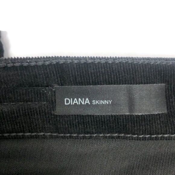 Kut From The Kloth Diana Skinny corduroy pants grey Size 6 Petite - Picture 7 of 9